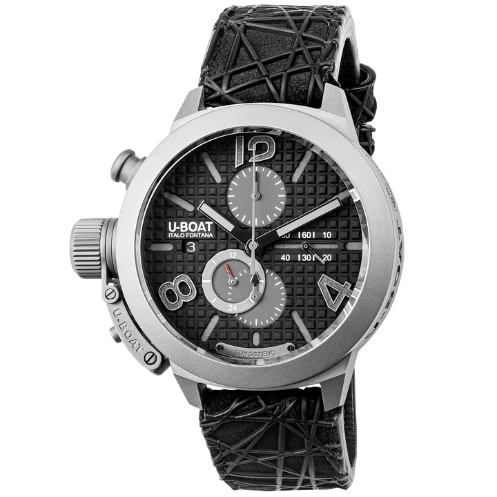 U-BOAT ウォッチ クラシック 45 チタン タングステン ブラック 45mm 自動巻き ブラックチタン 3004