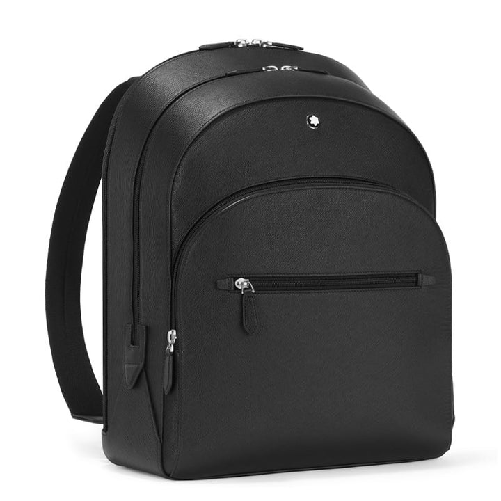 Montblanc large backpack 3 sartorial compartments black 130274