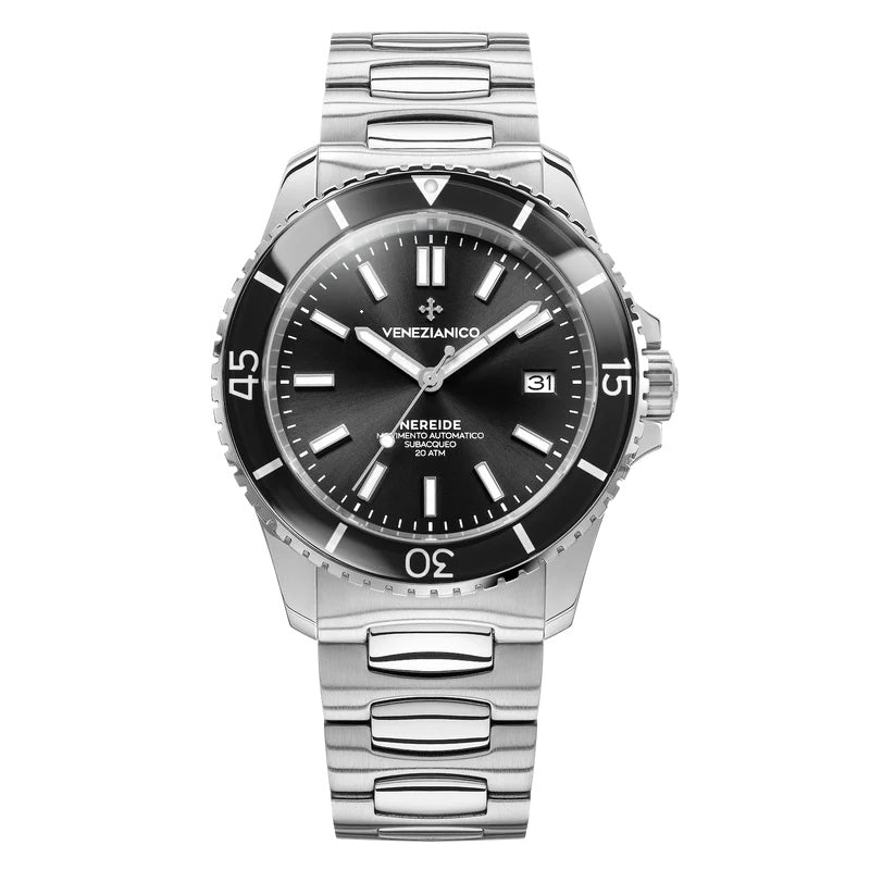 베네치아니코 Nereide 시계 42mm 검은색 쿼츠 스틸 3321504C
