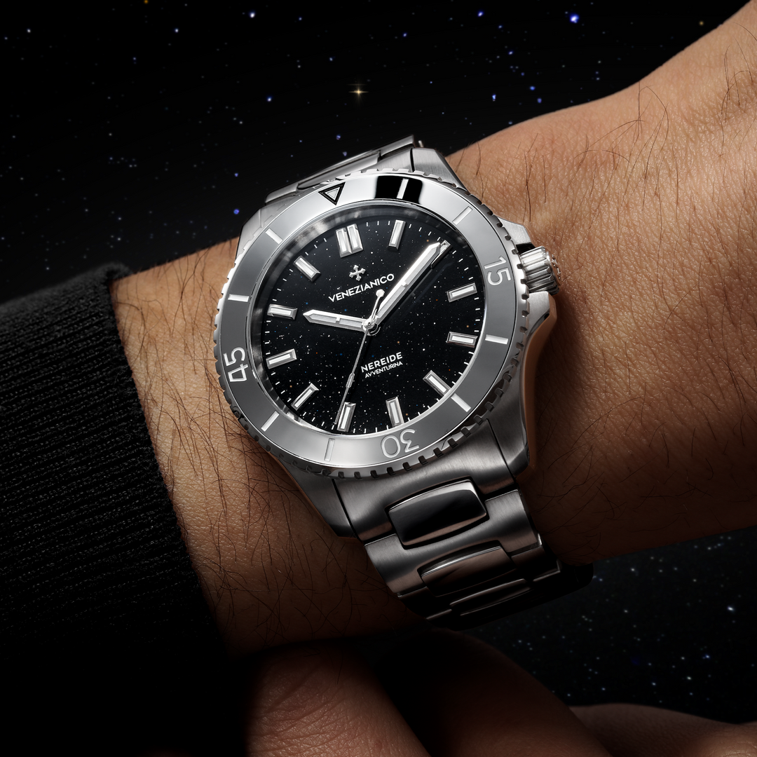 Venezianic Nereide adventurine black - 3121550C