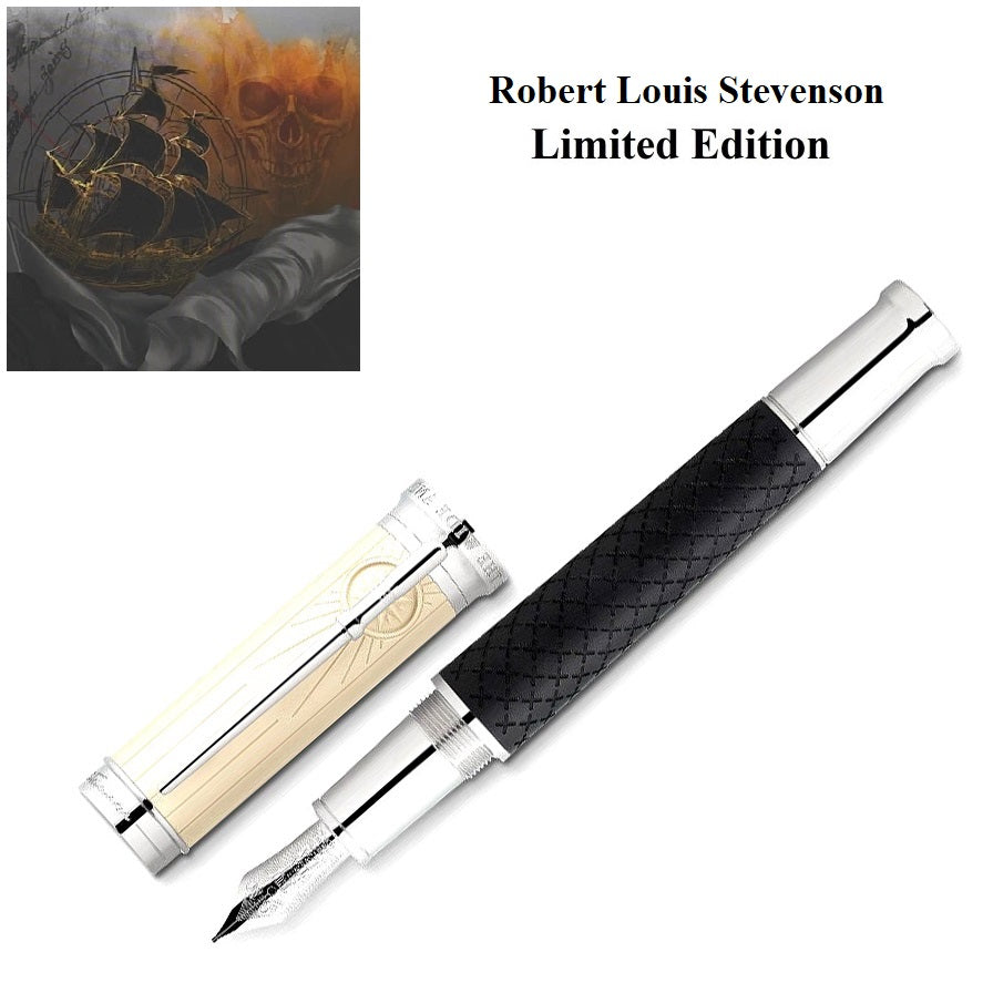 Montblanc Fontes Writers Edition Homening to Robert Loius Stevenson Limited Edition Punta M 129417