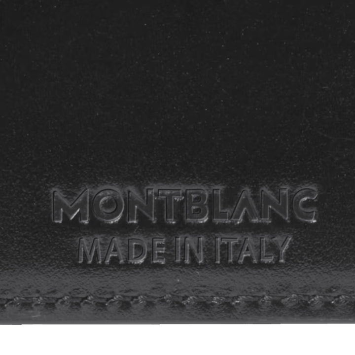 Cartera Montblanc Meisterstuck 6 compartimentos con 2 bolsillos descubiertos negro 198314