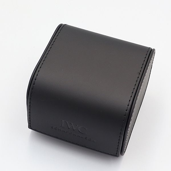 Caixa de relógio de couro preto IWC IWIWA68258