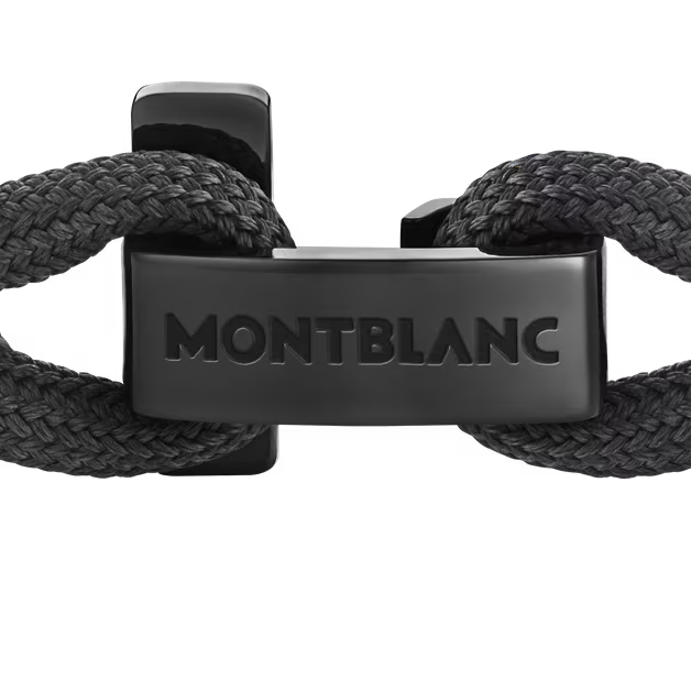 モンブラン Montblanc ブレスレット T クラスプ ブラック サイズ M 130861 63