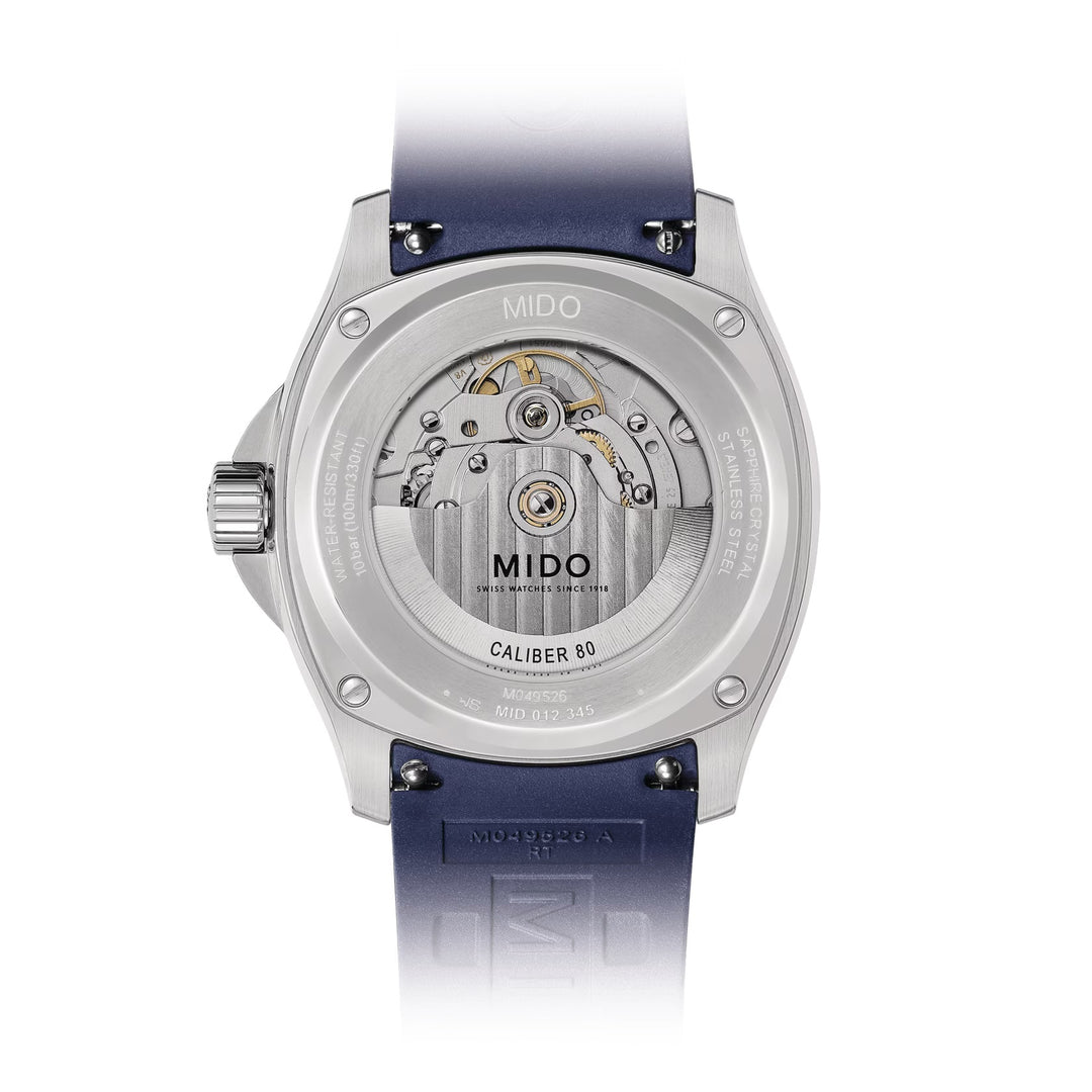 Mido orologio Multifort TV Big Date 40x39,2mm blu automatico acciaio  M049.526.17.041.00