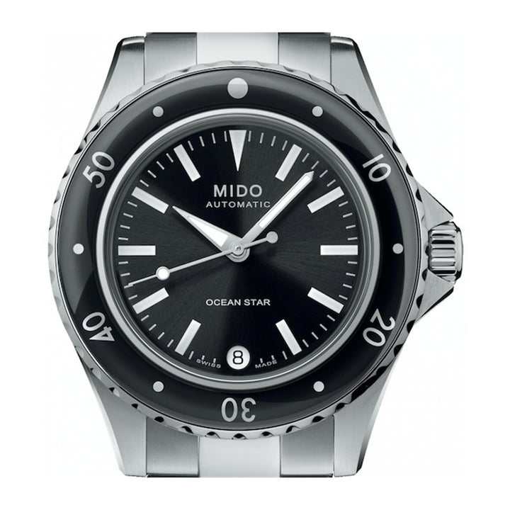 Mido orologio Ocean Star 36,5mm nero automatico acciaio M026.207.11.051.00