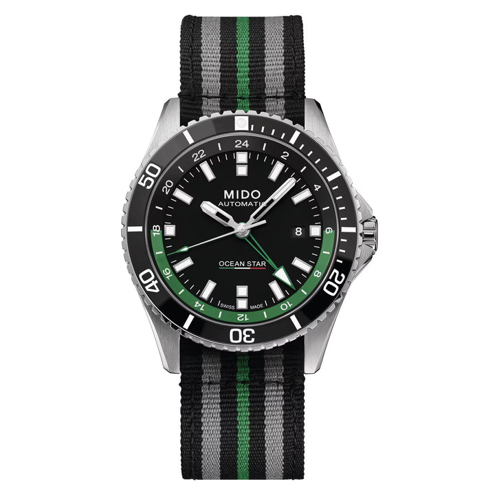 Mido orologio Ocean Star GMT 44mm nero automatico acciaio Limited Edition 000/250 M026.629.11.051.03
