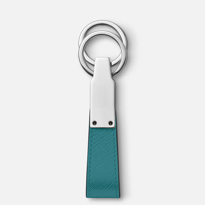 Montblanc key ring with loop Sartorial turquoise 131738