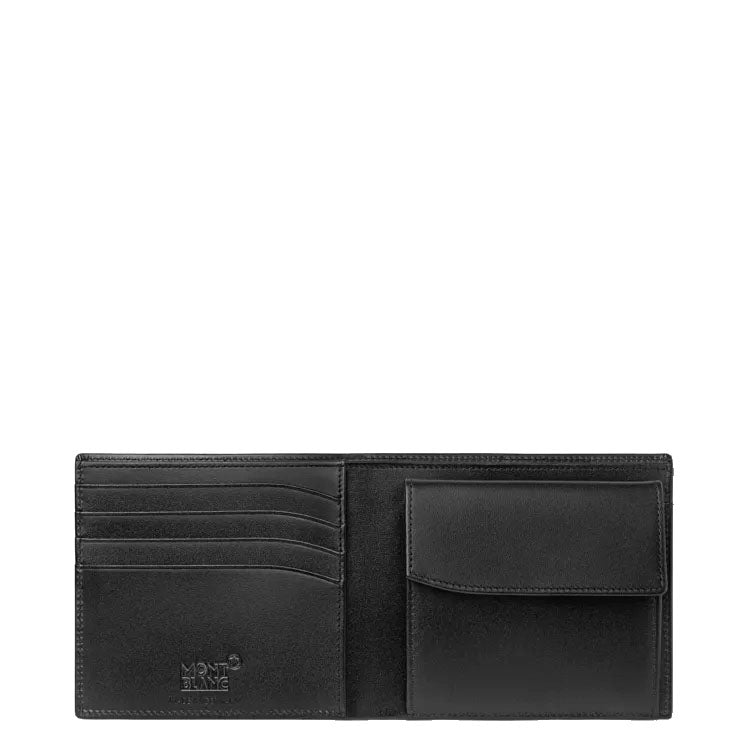 Montblanc Wallet 4 -fack med Portamonete Meisterstück Black 7164