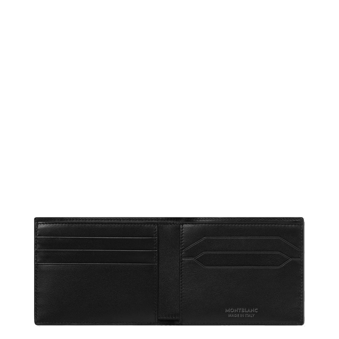 محفظة مون بلان 6cc مع حامل بطاقة قابل للإزالة 131250