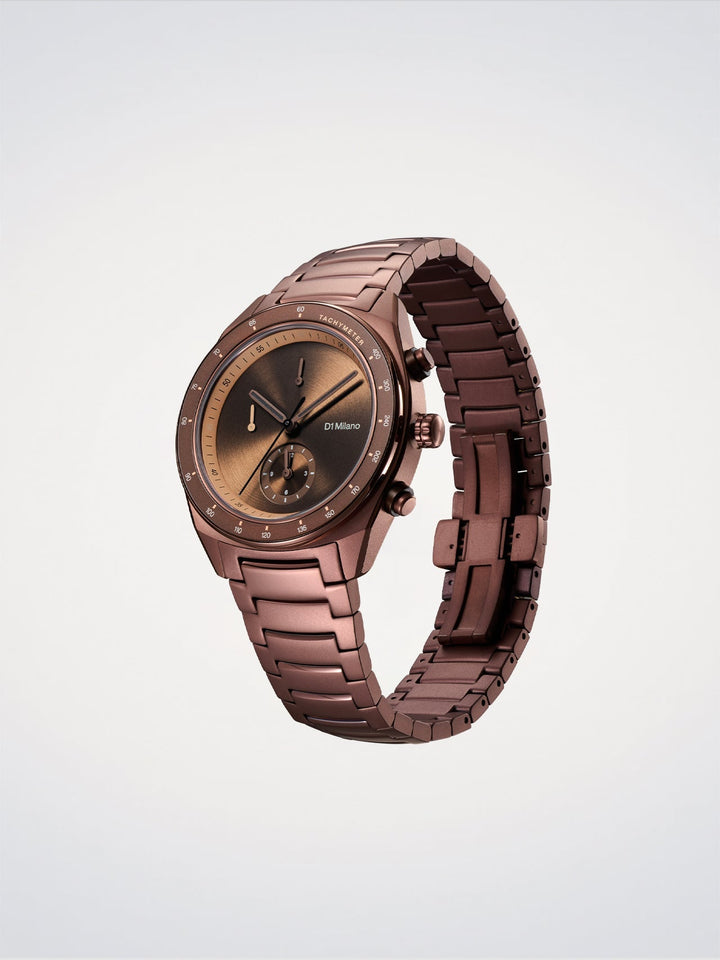 D1 Milano Essential Marron Chronographe 40 mm D1-CHBJ22