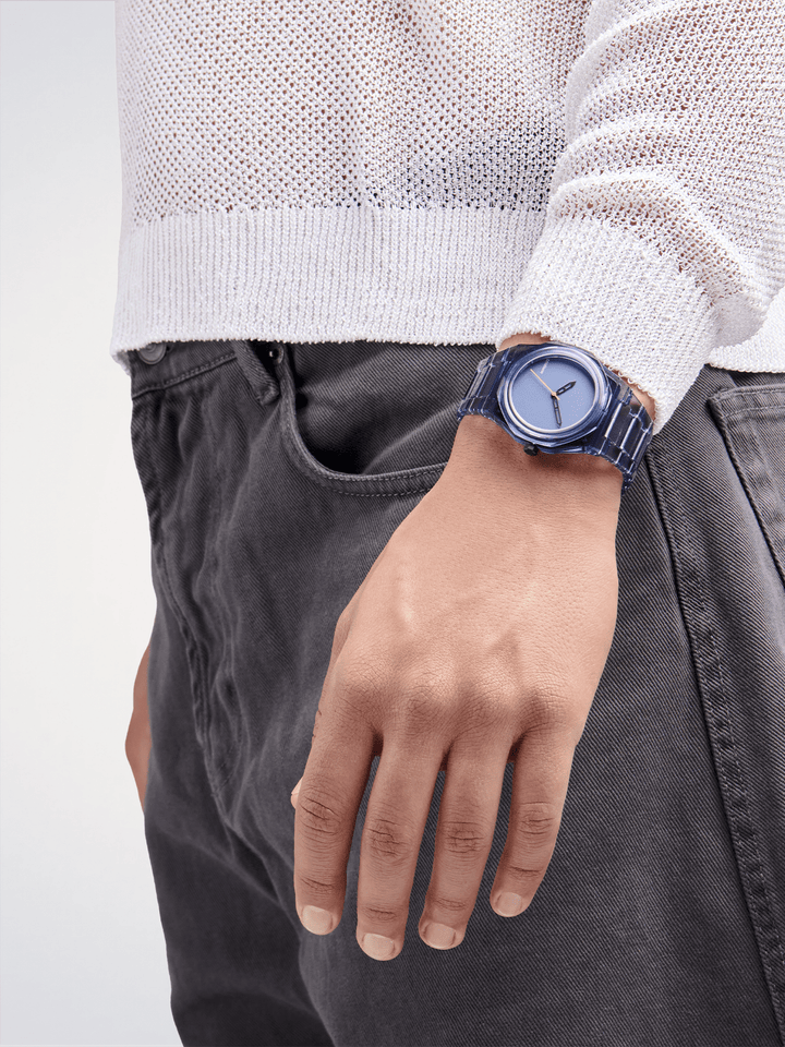 D1 Milano Exp_Nylon Cobalto 39 mm D1-NYBJ05