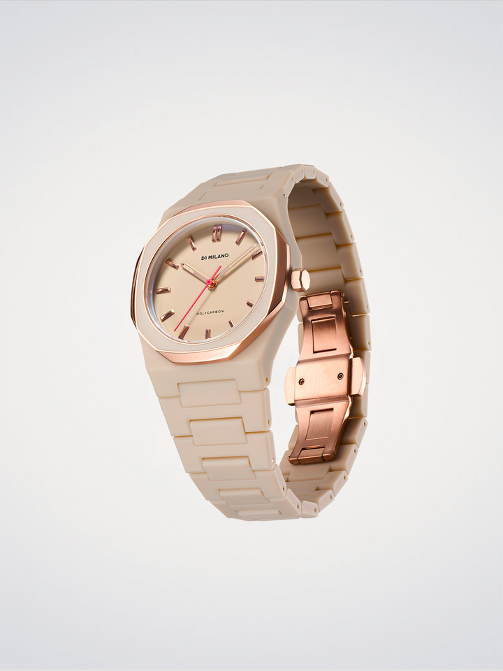 D1 Milano Akebia Mesh polycarbon kello 37mm D1-PCBU15