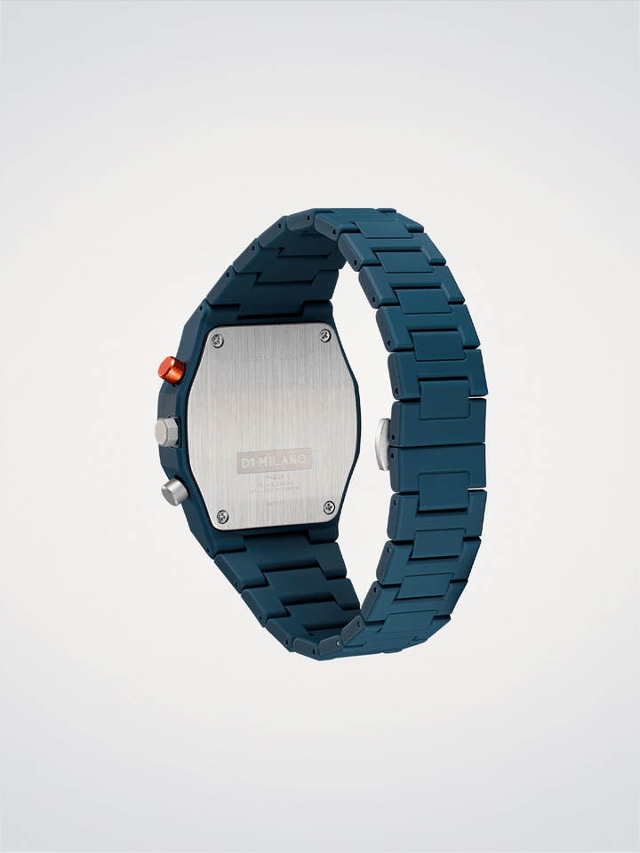 D1 Milano Neptunusblauw Polychrono 40,5 mm D1-PHBJ09
