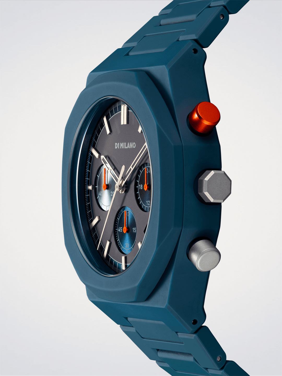 D1 Milano Neptunusblauw Polychrono 40,5 mm D1-PHBJ09
