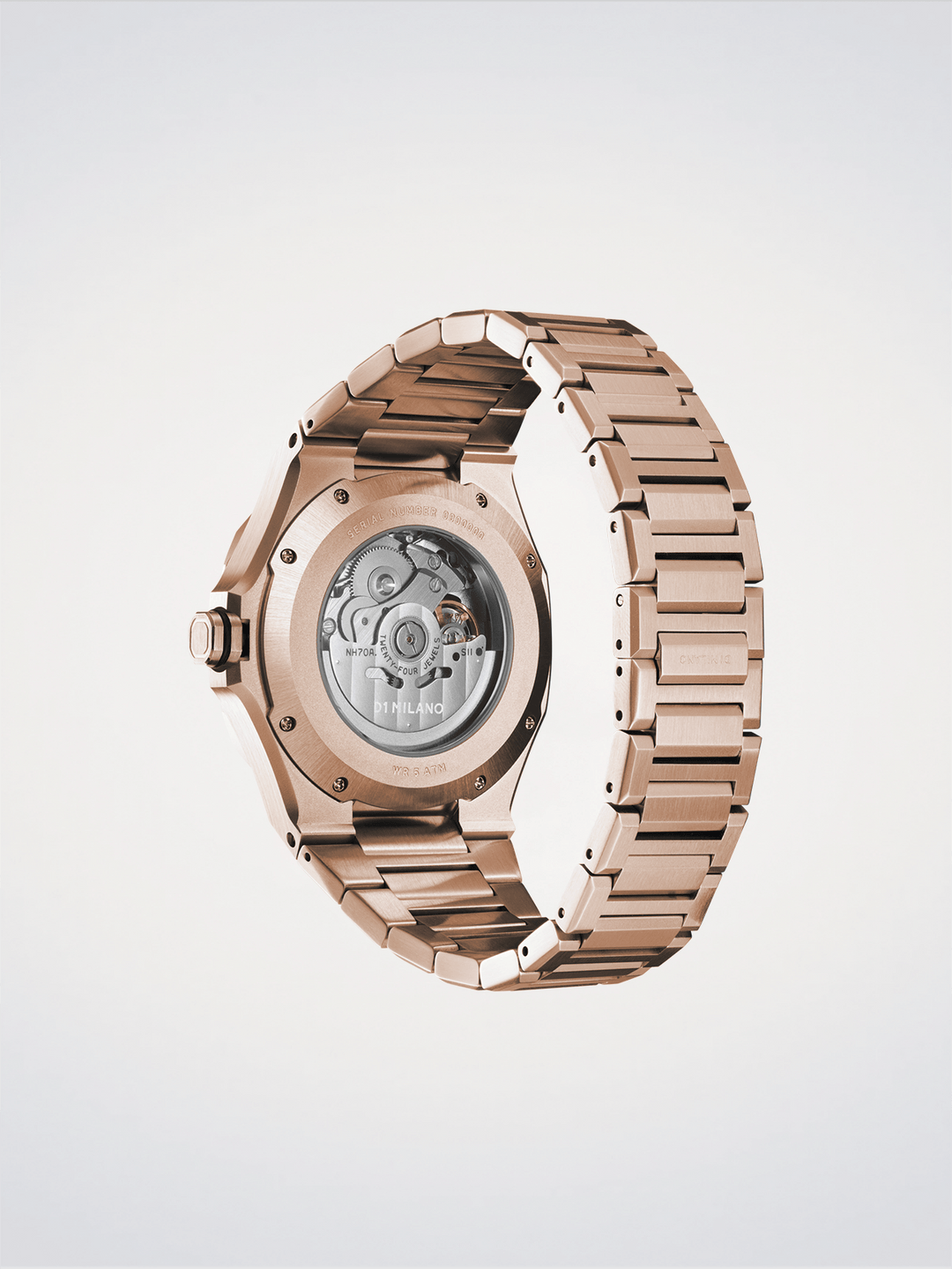 D1 Milano Rose Gold Skelett 41,5 mm D1-SKBJ12