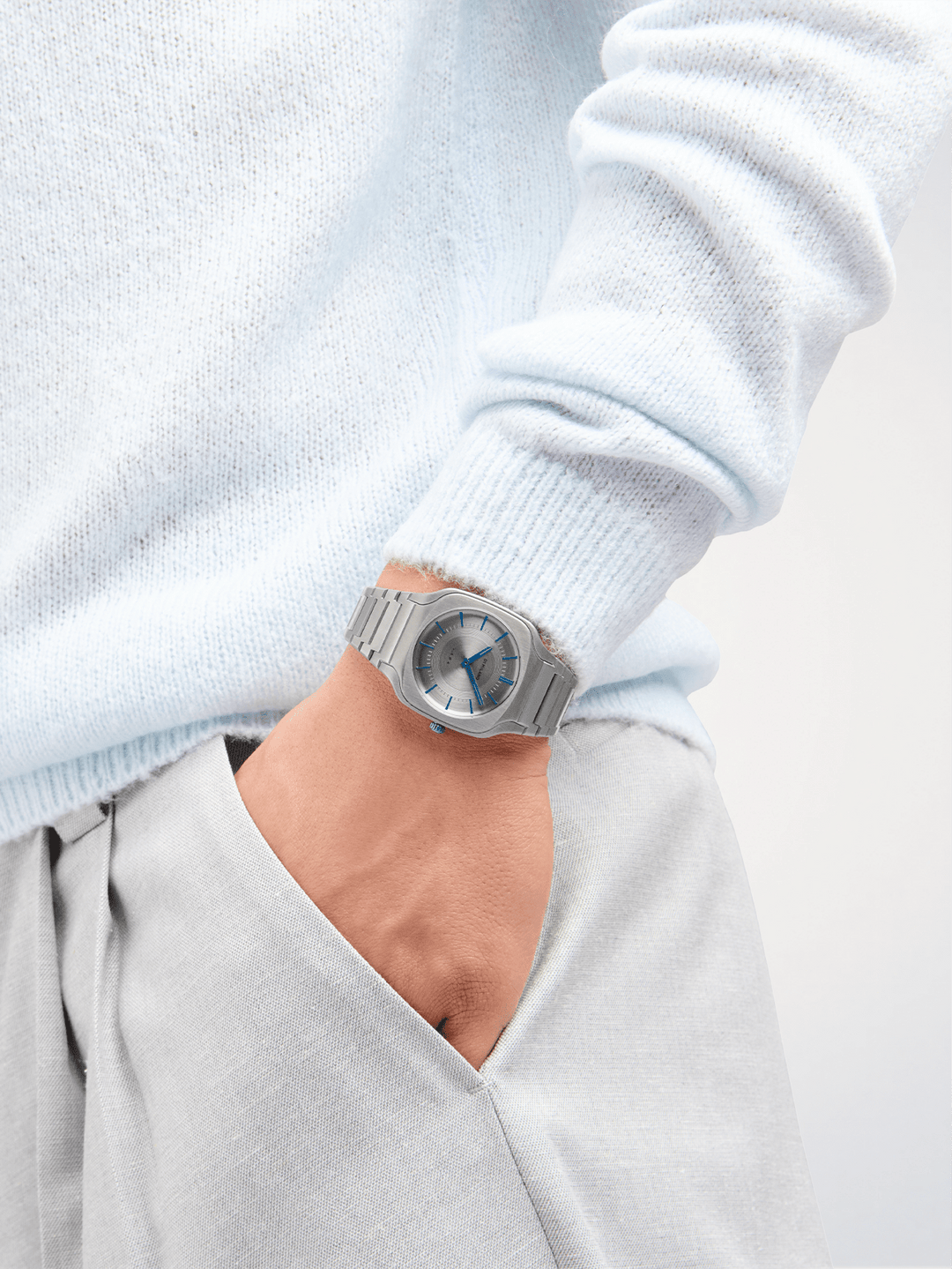 D1 Milano Titanium Square 37 mm D1-SQBJ02