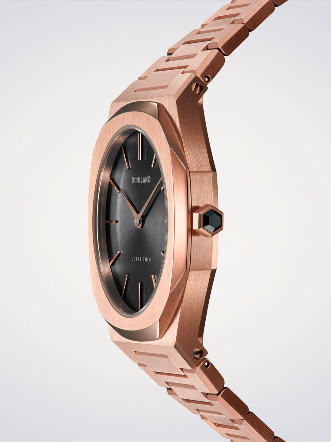 Reloj ultradelgado D1 Milano Rose Night 34 mm D1-UTBL06