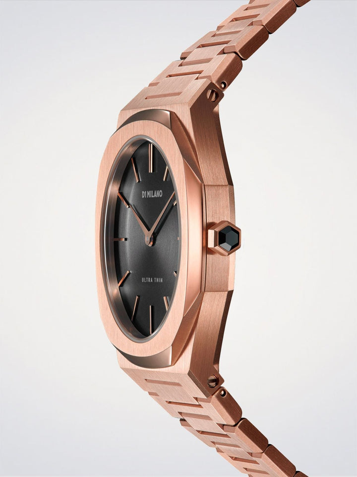 Reloj ultradelgado D1 Milano Rose Night 34 mm D1-UTBL06
