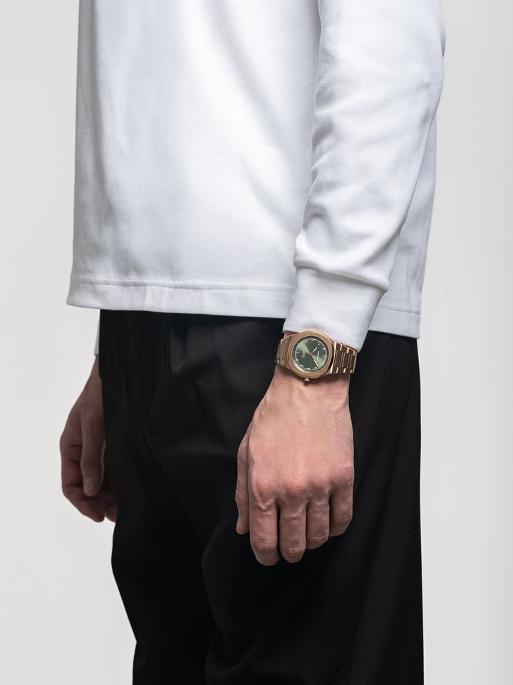 D1 Milano Jade Mirage [예약 주문] 울트라 씬 시계 39 mm D1-UHBJ09
