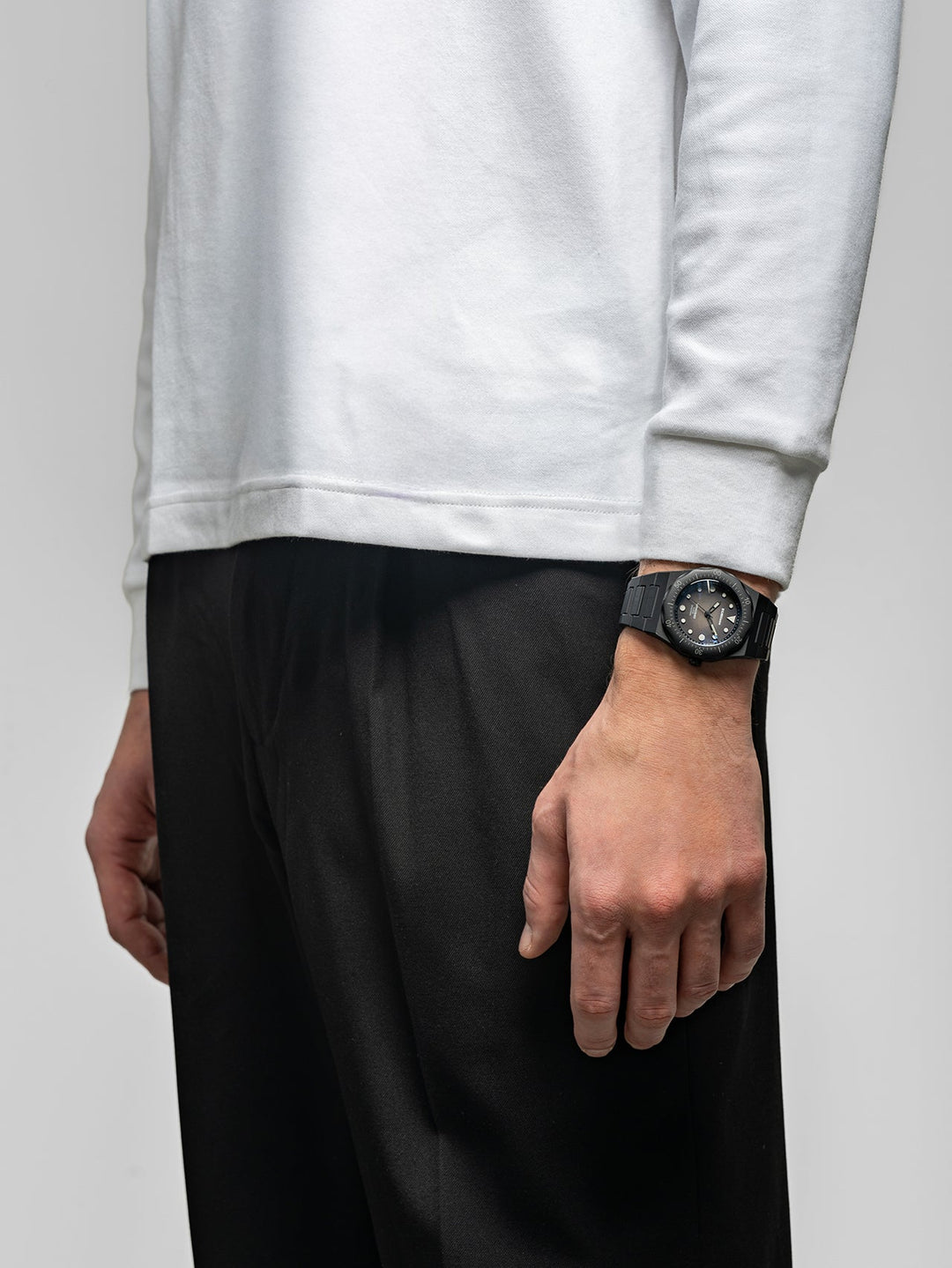D1 Milano Karbon Dalgıç Saati Polikarbon 40,5 mm D1-PDBJ01