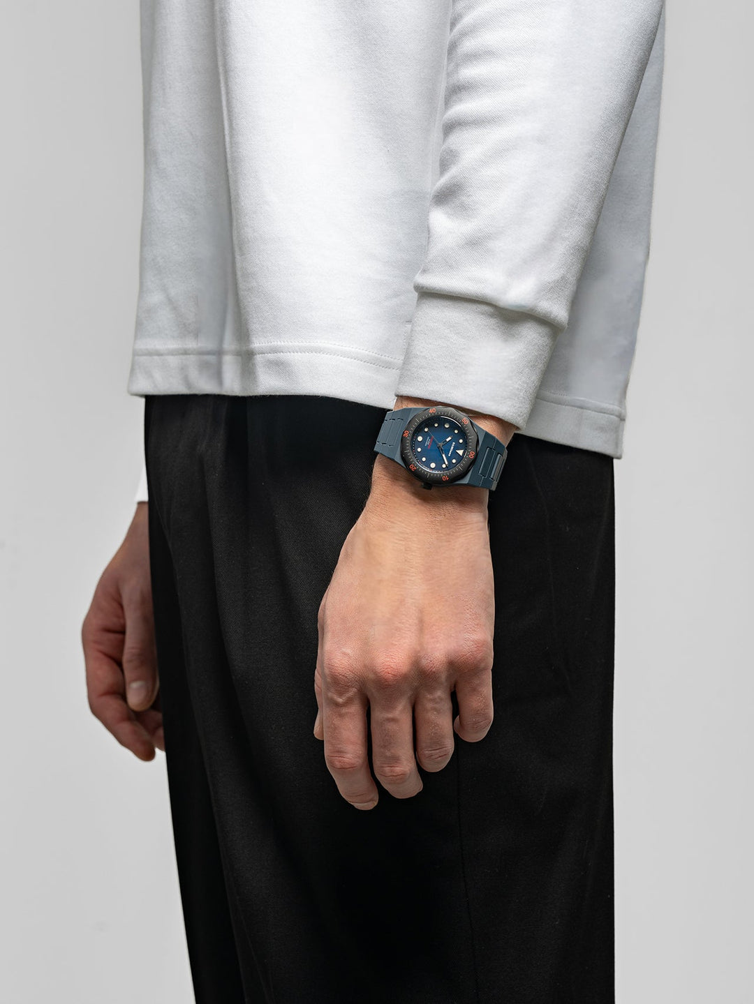D1 Milano Drift Diver Watch Polycarbon 40,5 mm D1-PDBJ02