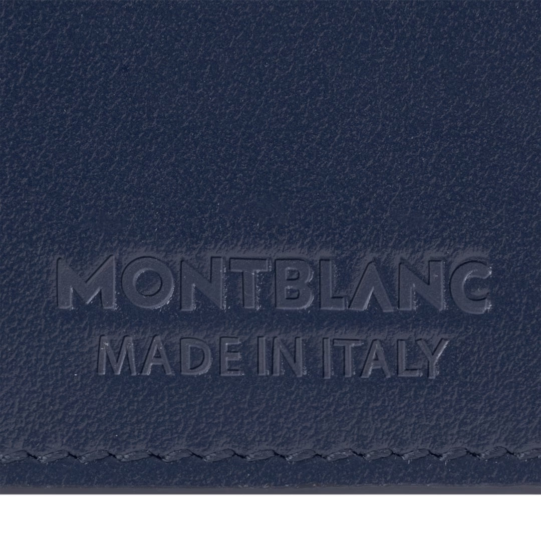 Montblanc Portacarte Meisterstuc 4cc インク ブルー 131693