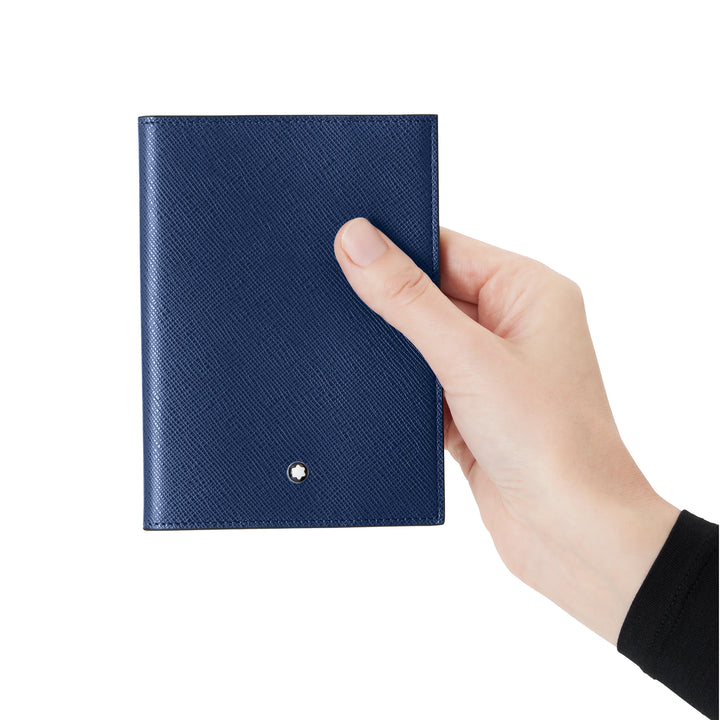 Montblanc Case voor paspoort Montblanc Sartorial Blue 130816