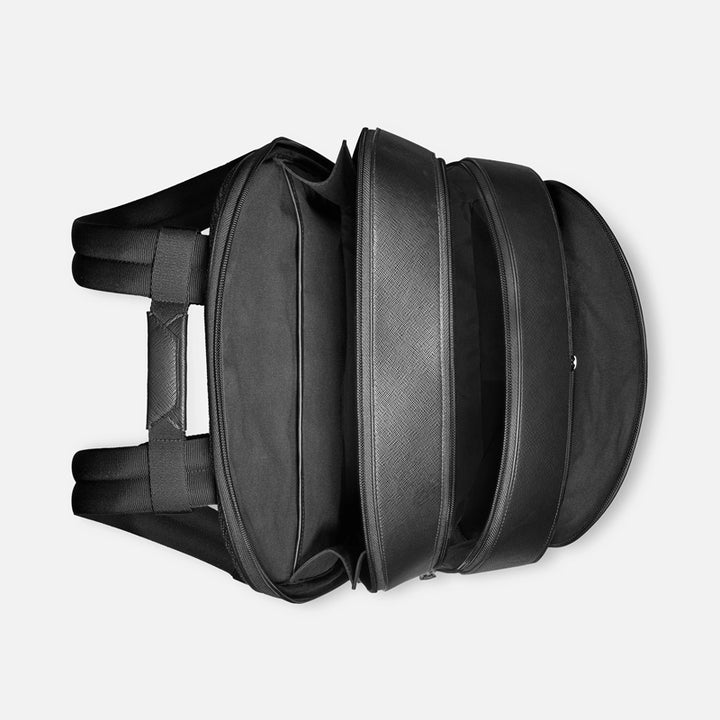 Montblanc mochila grande 3 compartimentos sartorial negro 130274