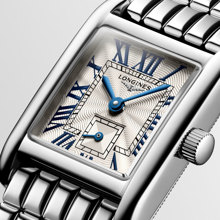 Relógio Longines Turtlevita Mini 21.5x29mm prata de quartzo aço L5.200.4.71.6