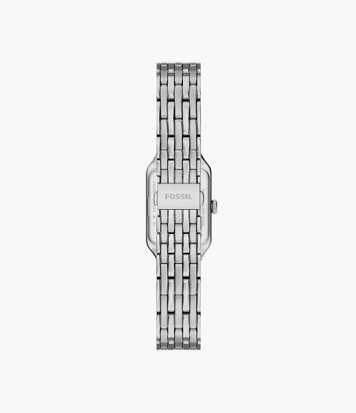 Απολιθωμένο ρολόι Raquel mini 18mm ασημί χαλαζιακό ατσάλι ES5469
