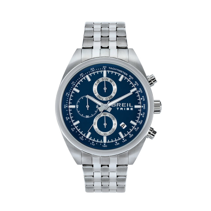 Breil watch sky volt chrono 42mm blue quartz steel ew0775