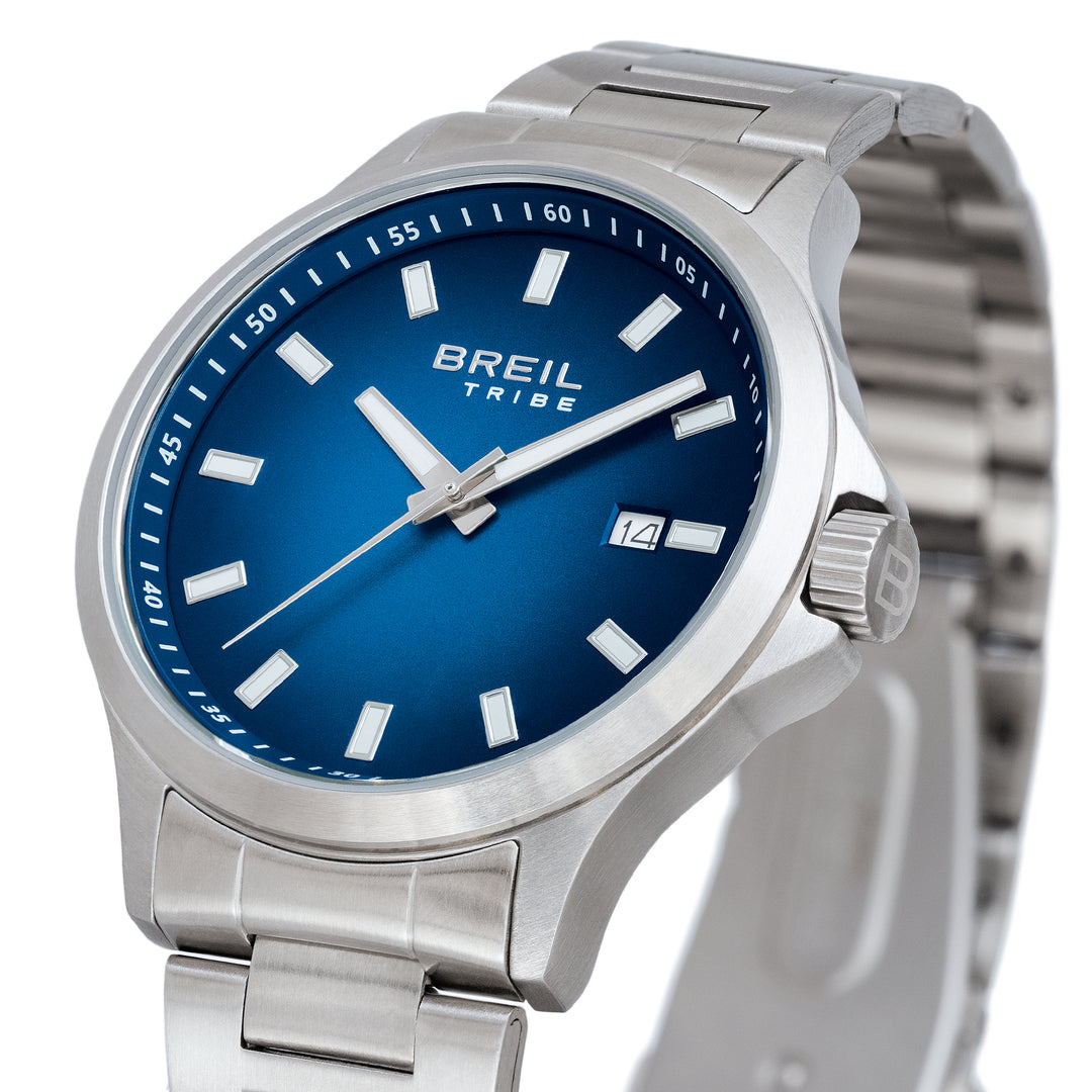 Breil watch kai 41mm blue quartz steel ew0780