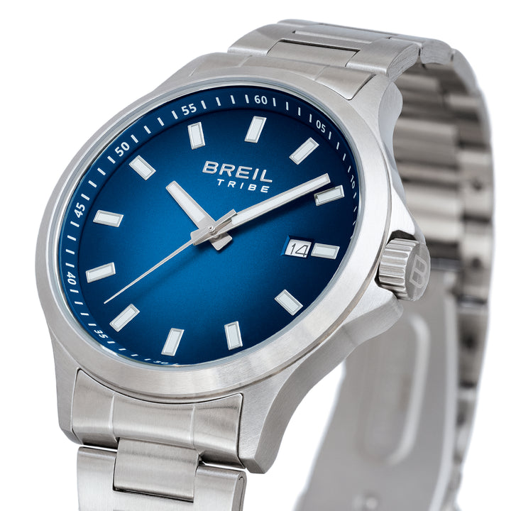 Breil watch kai 41mm blue quartz steel ew0780
