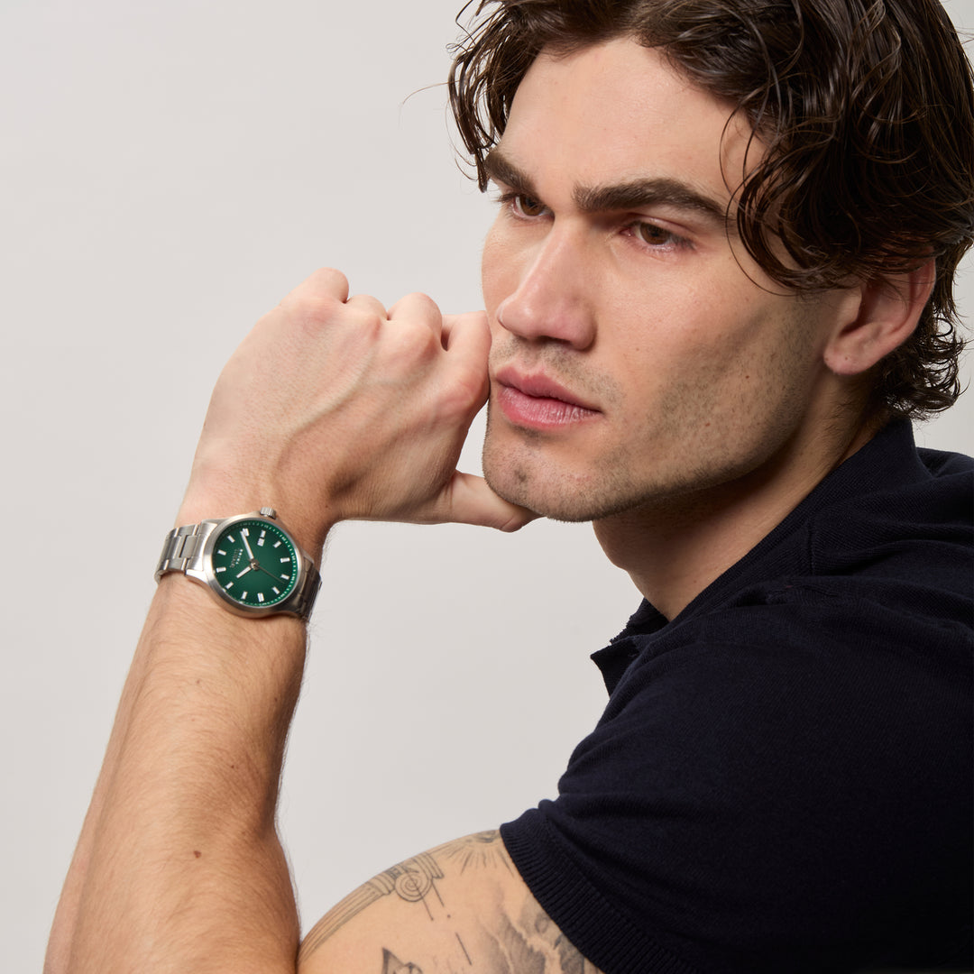 Breil watch kai 41mm green quartz steel ew0781