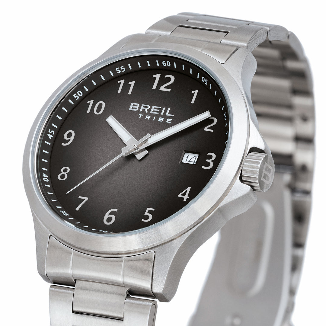 Breil watch Kai 41mm gray quartz steel EW0782