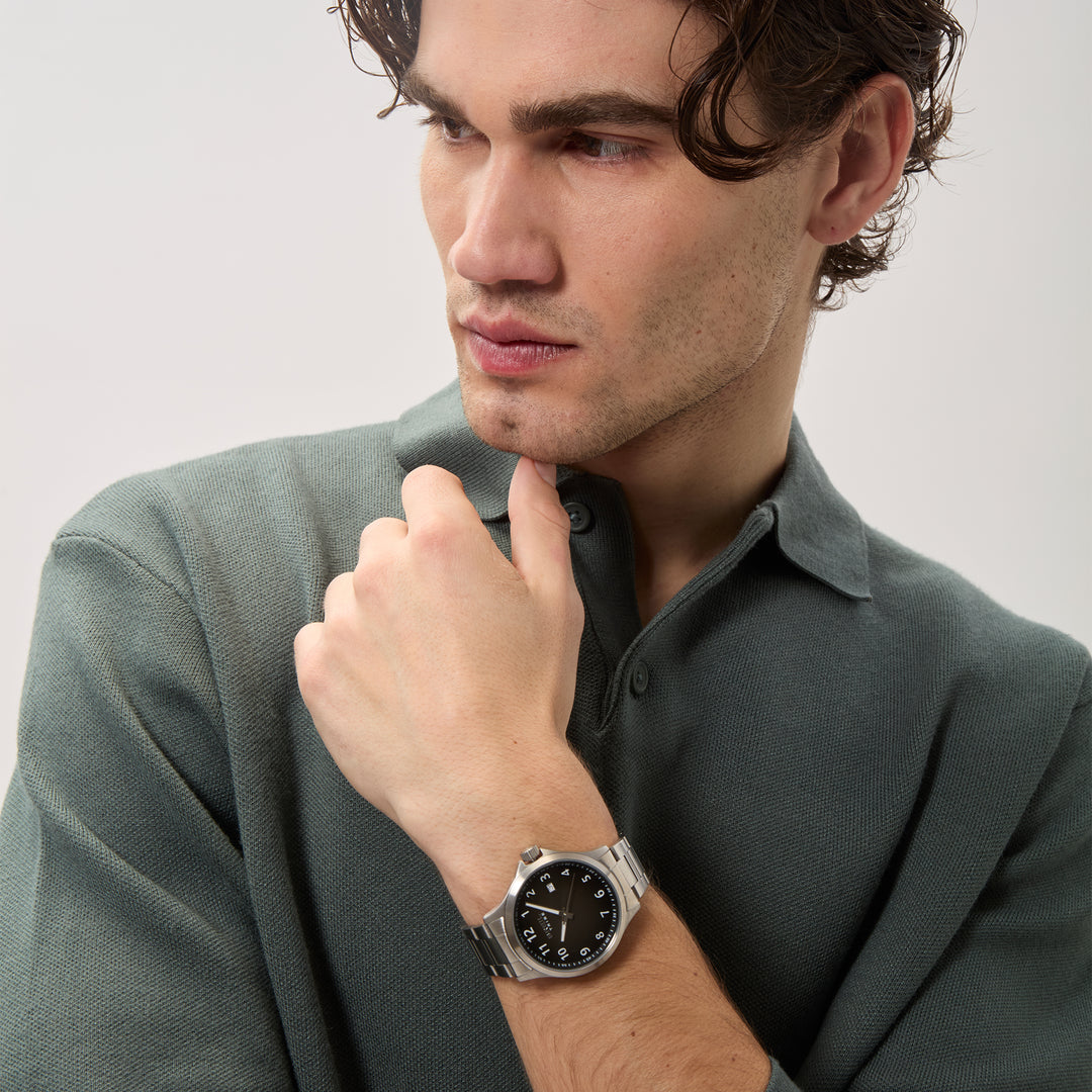 Breil watch Kai 41mm gray quartz steel EW0782