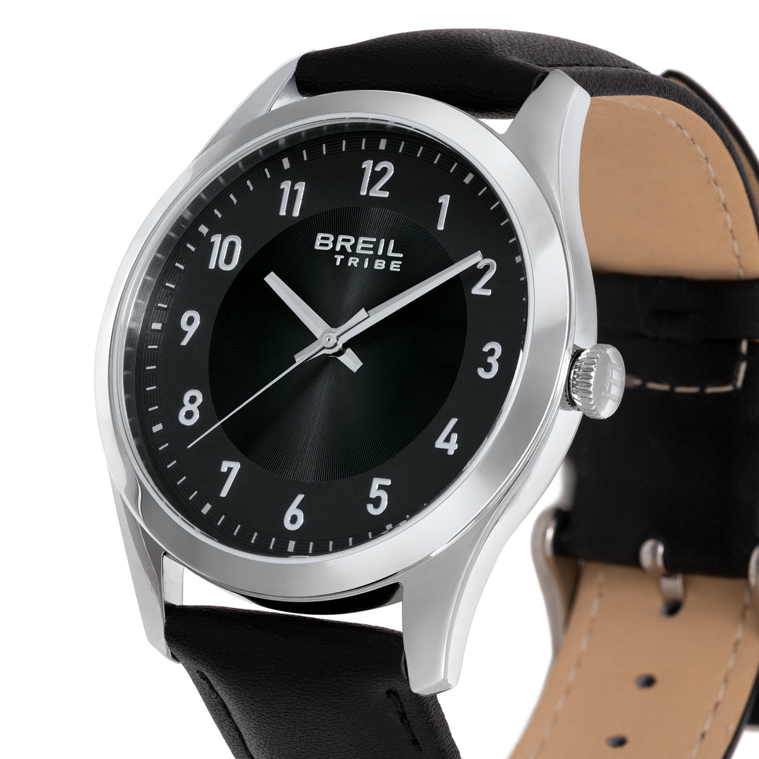 Breil Watch Refine 39mm Black Quartz Steel EW0791