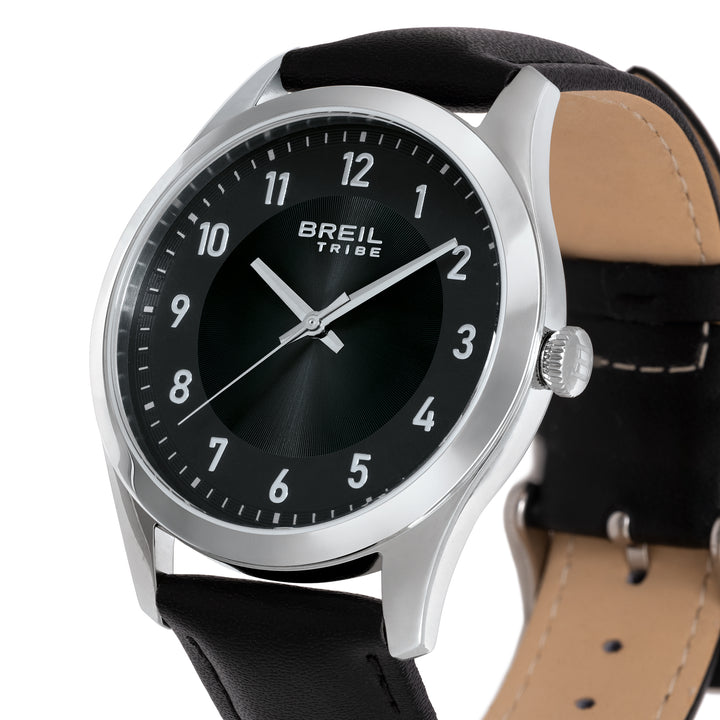 Breil Watch Refine 39mm Black Quartz Steel EW0791