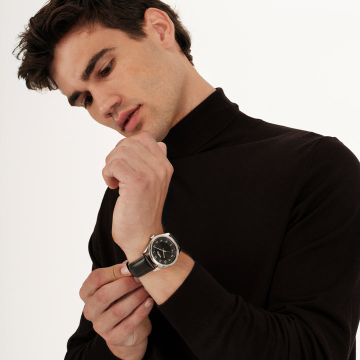 Breil Watch Refine 39mm Black Quartz Steel EW0791