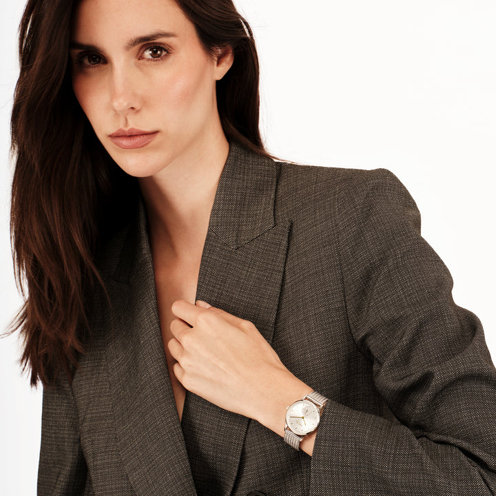 Breil watch drop 32mm silver quartz steel ew0802