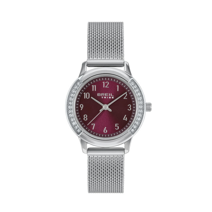Breil watch eye to eye 30mm bordeaux quartz steel ew0804