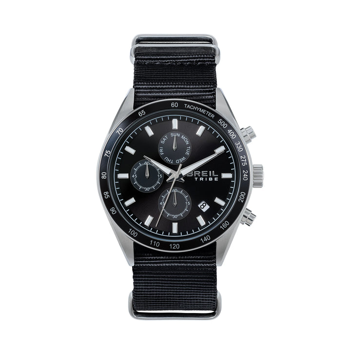 Zegarek Breil Echo Chrono 42 mm z czarnej stali kwarcowej EW0815