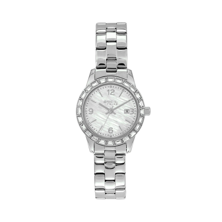 Ceas Breil Glow And Go 30 mm din oțel cuarț sidef EW0820