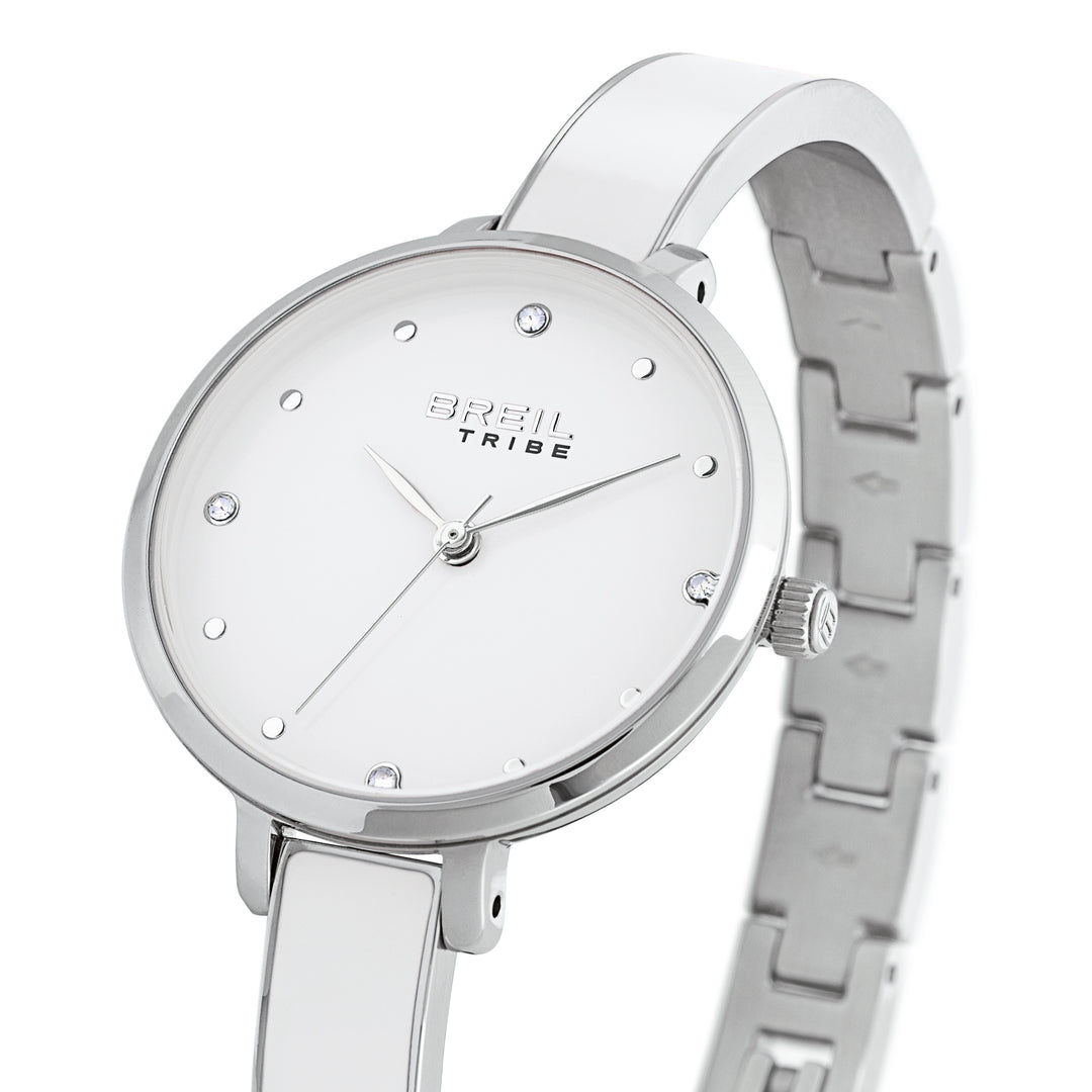 Breil 手表 Sorbet Time 30 毫米白色石英钢 EW0826
