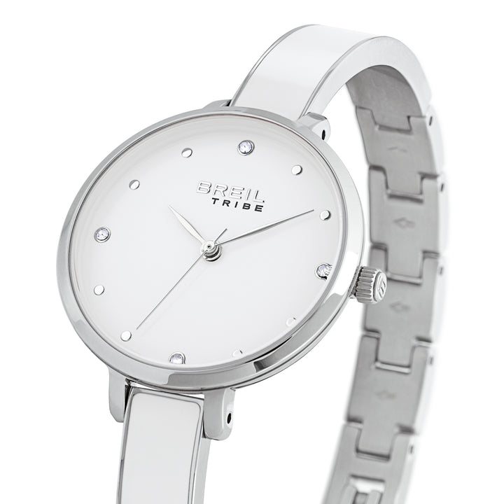 Breil 手表 Sorbet Time 30 毫米白色石英钢 EW0826