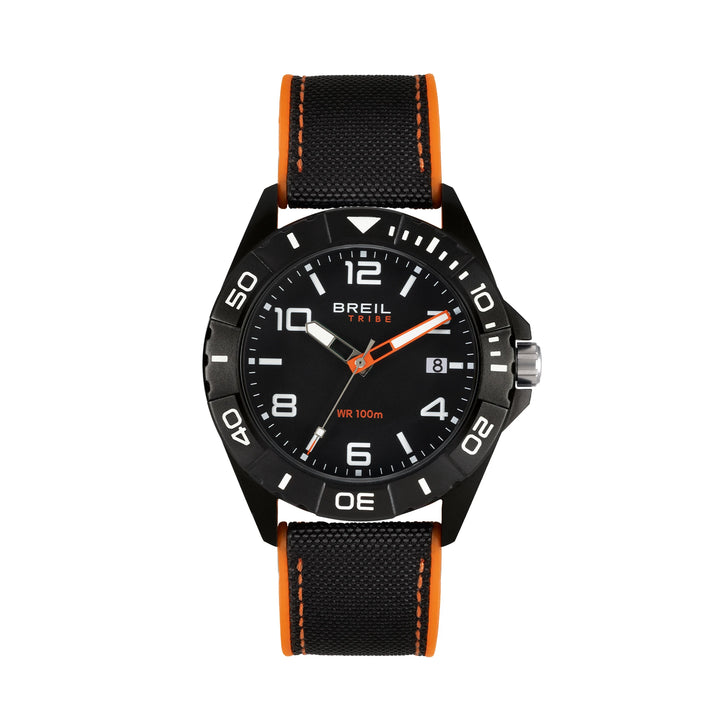 Breil orologio Black Horizon 42mm nero quarzo acciaio finitura PVD nero EW0835