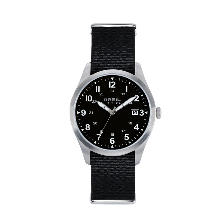Breil Recon saat 39 mm siyah kuvars çelik EW0841