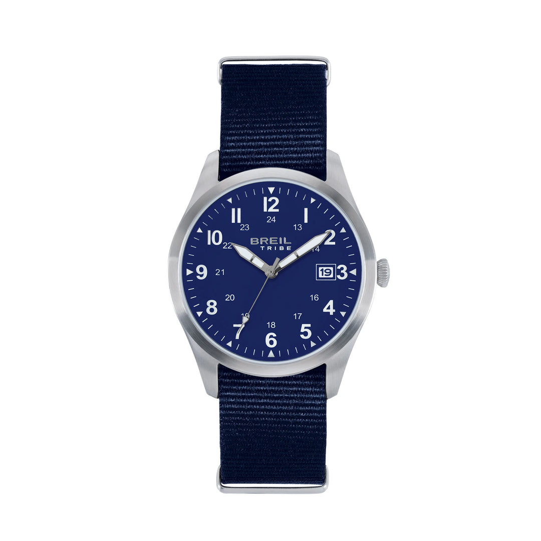 Breil saat Recon 39 mm mavi kuvars çelik EW0842