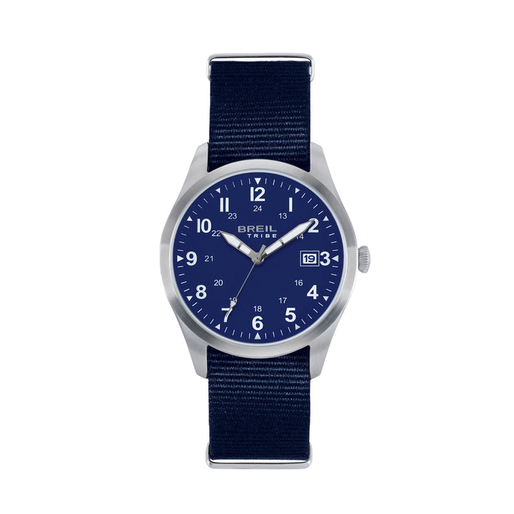 Breil saat Recon 39 mm mavi kuvars çelik EW0842